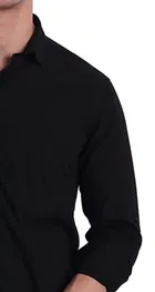 Men's Solid Full Sleeves Shirt 