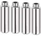 Stainless Steel Water Bottle (Silver, 1000 ml) (Pack of 4)