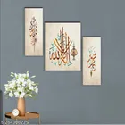 MDF 3 Pcs Designer Wall Painting for Home & Office 