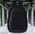 Polyester Backpack for Men & Women, Black