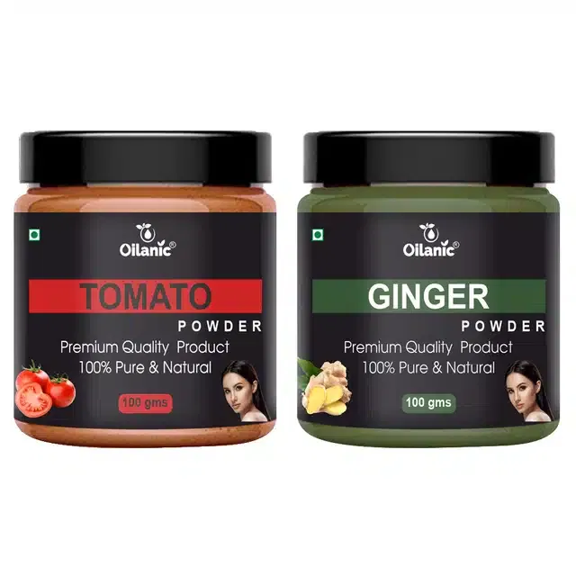 Natural Tomato & Ginger Powder for Skin & Hair (Pack of 2, 100 g)