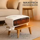 MAXOTECH 1500-Watt White Fan Room Heater 