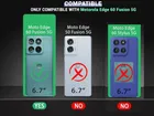 Silicone Back Cover for MOTO Edge 60 Fusion 5G 