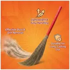 Captain Shine Premium Grass Broom with Plastic Handle, 2x425g [Net], 112cm 