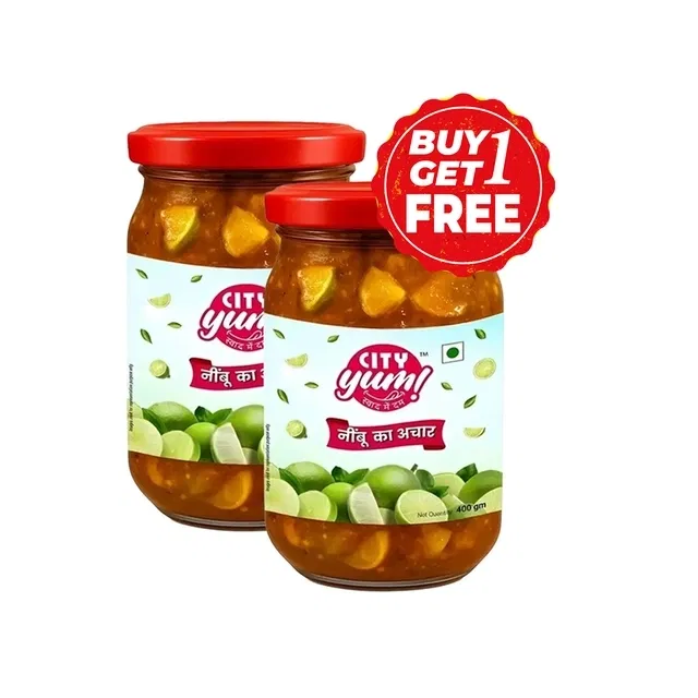सिटी यम निम्बू अचार 2X400 g (बय 1 गेट 1 फ्री)