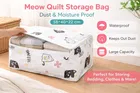 Meow Quilt Storage Bag Dust& Moisture Proof 58*40*22 Cm
