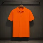 Cotton Blend Polo Neck T-Shirt for Men 