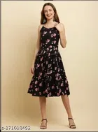 Poly Crepe Dress for Women 