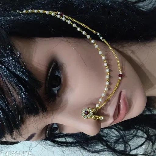 Chic Nose Pins for Women (Multicolor, Free Size)