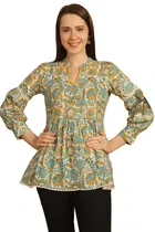 Cotton Printed Top for Women 