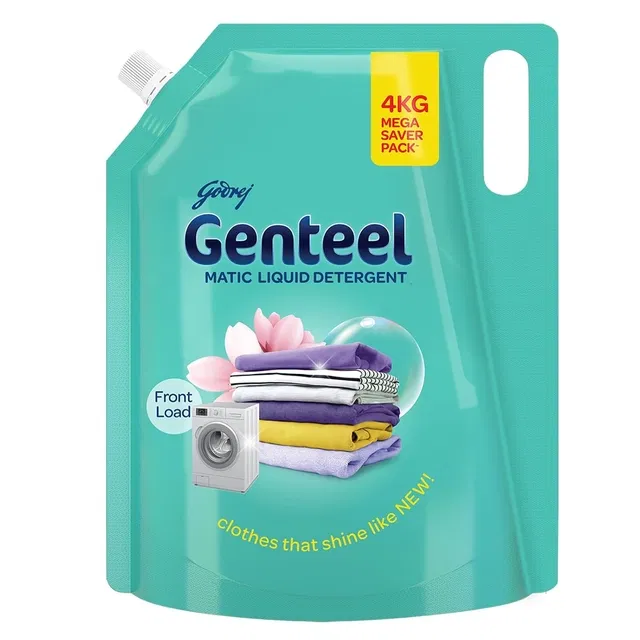 गोदरेज जेंटल मैटिक फ्रंट लोड फ्रेश लिक्विड डिटर्जेंट 4 L (पाउच)