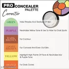 6-in-1 Colors Corrector Palette, Multicolor
