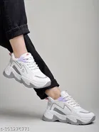 Solid Mesh Sneakers for Women 