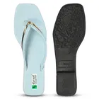 Zakozee Synthetic Handmade Flats For Women (Sky Blue, 6)