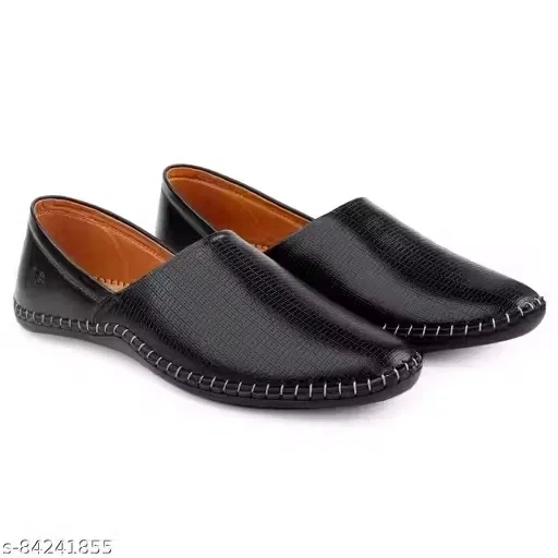 Loafers for Men (Black, 6)