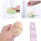 Plastic 2 in 1 Bath Brush 