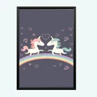 Polyester Unicorn Wall Photo Frame 