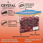 Crystal Zip Seal Bags, Multipurpose Transparent Zip Seal Bags 