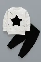 Cotton Blend Printed Clothing Set for Boys 