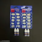 100 Pcs Artificial Nails with 2 Pcs Glue (Set of 2)