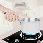 POOJA Aluminum Sauce Pan with Induction Plate 