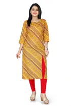 A-Line Crepe Kurti for Women 
