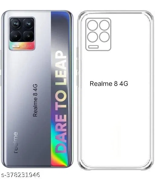 Silicone Mobile Cover for Realme 8 4g / Realme 8 Pro 4g (Multicolor)