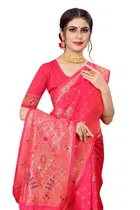 Jacquard Embellished Saree for Women 