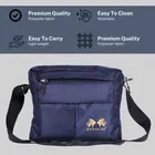 Polyester Small Messenger Crossbody Bag for Men 