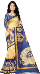 Art Silk Printed Saree for Women 