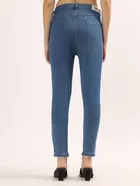 Cotton Slim Fit Jeans for Women 