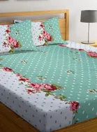 Polycotton Elastic 90x90in Bedsheet Multicolor