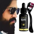 Xebok Beard Growth Oil with Derma Face Roller (30 ml, Set of 2)