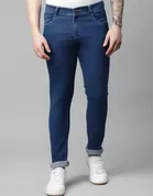 Denim Solid Jeans for Men 