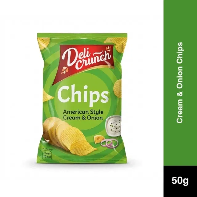 डेलिक्रंच क्रीम & अनियन 50g