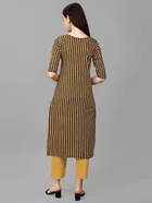 Women Cotton Blend Striped Kurta 