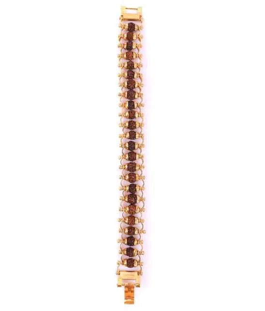 BHARDWAJ RETAILS Neelam - Golden Bracelet (Assorted) (Pack of 1) (BR89)