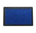 Rubber Doormat, Blue 