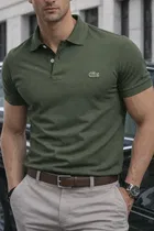 Cotton Matty Solid T-shirt For Men, Light Green 