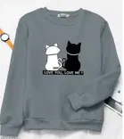 Cotton Blend Printed T-shirt for Women 