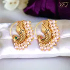 Alloy Nath Nosepins for Women (Multicolor, Pack of 2)