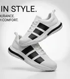 Sports Shoes for Men, White & Black 