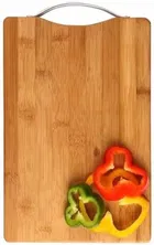 Wooden Vegetable Cutting Board with Stainless Steel Handle 