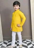 RK TRADERS Embellished Sequinned Kurta Set for Boys 