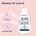 Gubb Nail Polish Remover Clear, 30 Ml