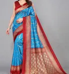 Art Silk Printed Saree for Women 