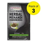 Patanjali Kesh Kanti Herbal Natural Black Mehandi 3X20 g 