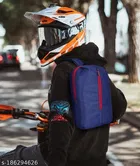 Nylon Backpack for Men & Women, Blue