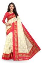 Art Silk Kalamkari Saree for Women 