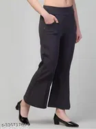 Cotton Blend Trouser for Women 